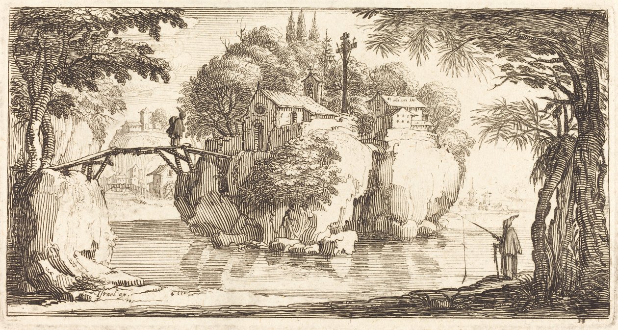 Tájkép alkotó: After Jacques Callot