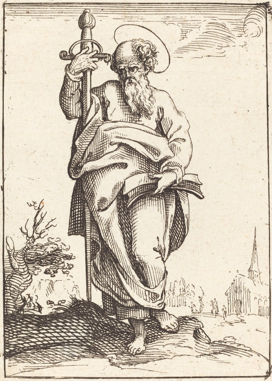 Szent Pál alkotó: After Jacques Callot