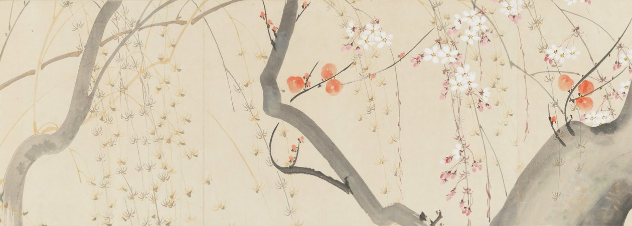 A négy évszak virágai, 1815. alkotó: after Sakai Hōitsu