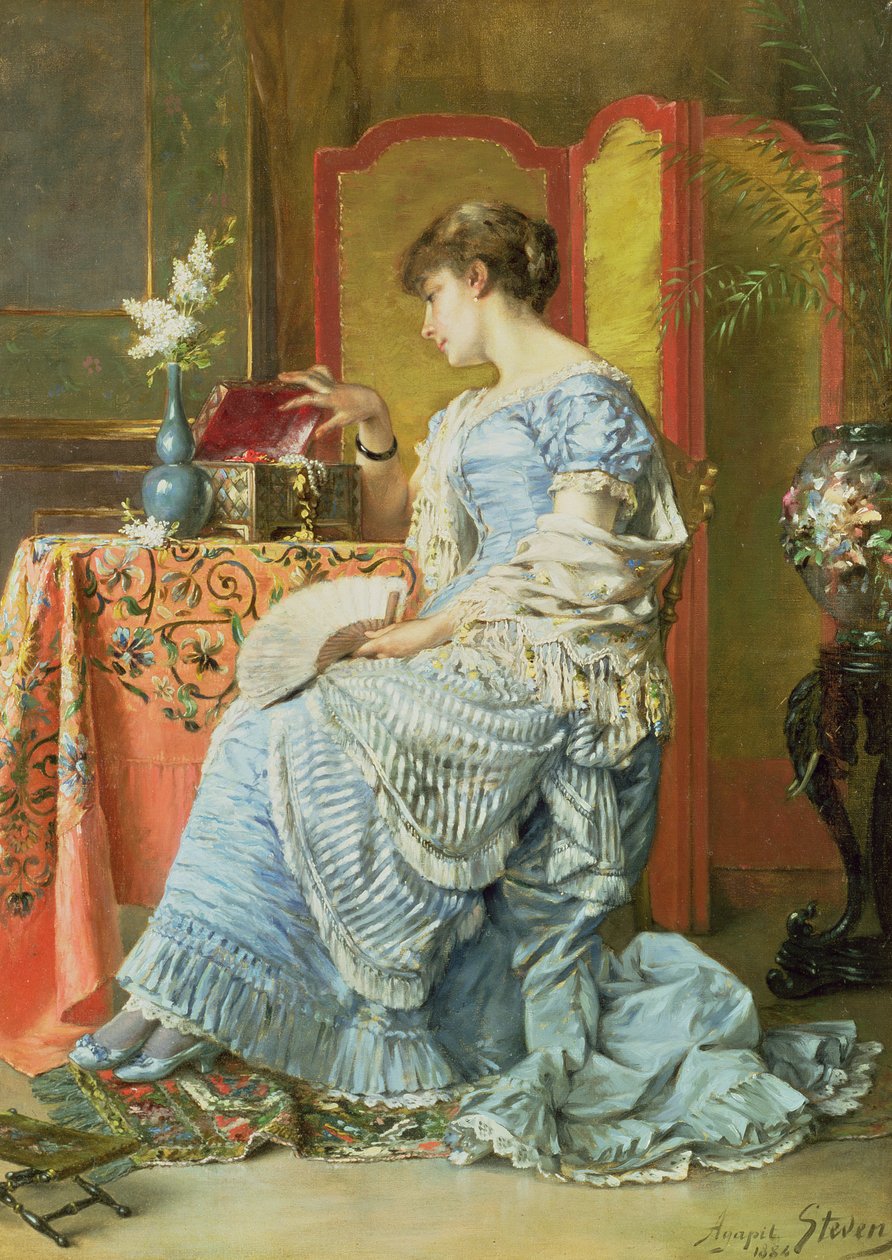 Határozatlanság, 1884 alkotó: Agapit Stevens