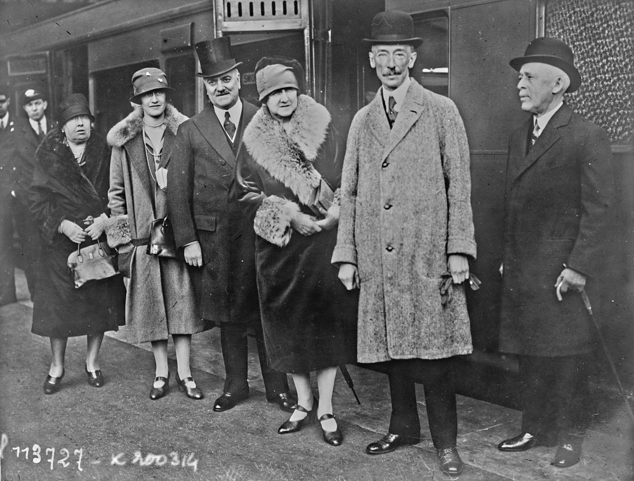 Louis-Alexandre Taschereau, Québec miniszterelnöke és felesége, Adine Dionne Londonban, 1926. október 14. alkotó: Agence Rol