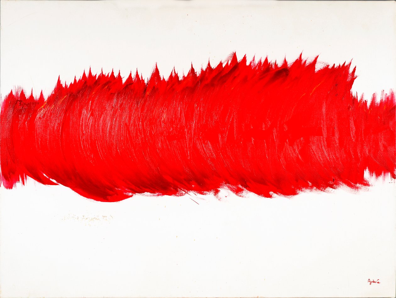 Twister, 2014 (olaj, vászon) alkotó: Agnes Girardon