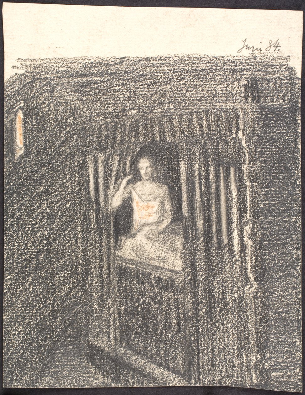 Nő a fülkében alkotó: Agnes Slott Møller