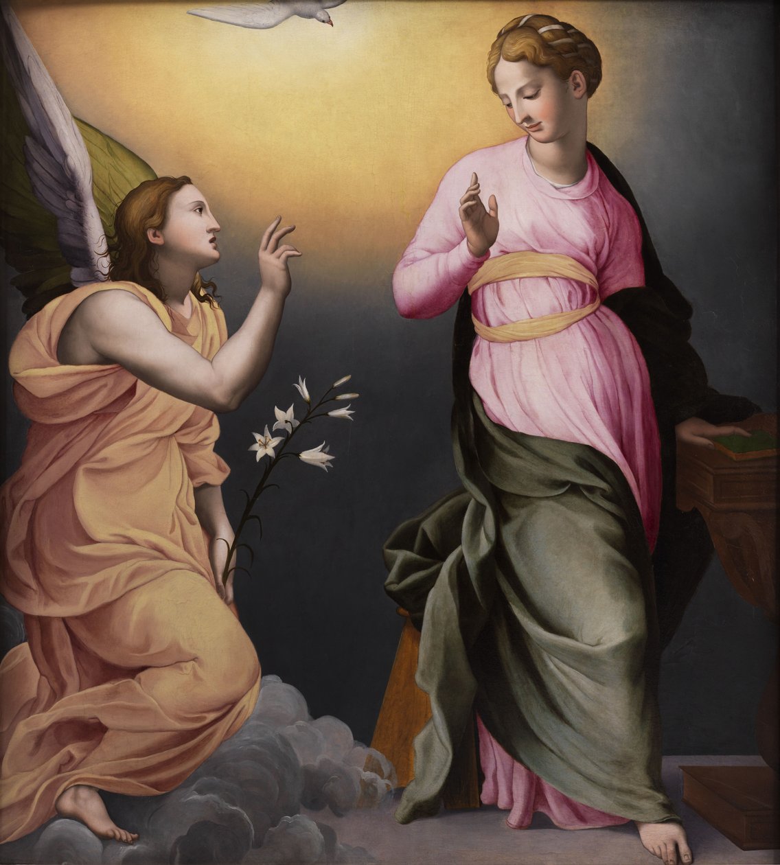 Az Annunciáció alkotó: Agnolo Bronzino