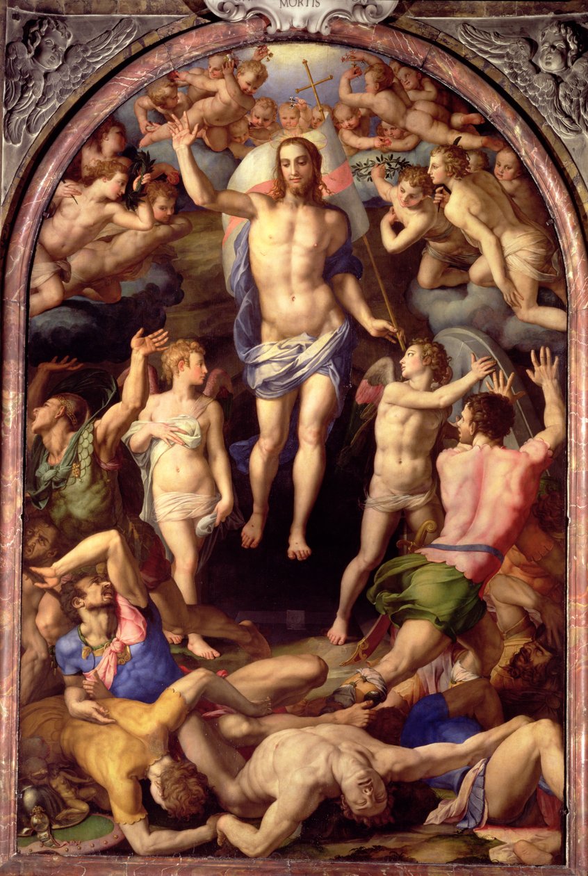 A feltámadás, 1550 alkotó: Agnolo Bronzino