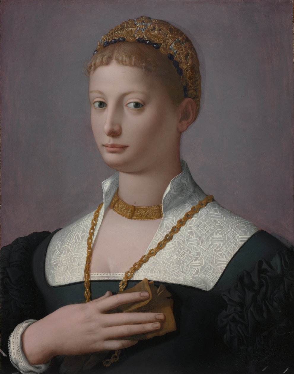 Egy nő portréja alkotó: Agnolo Bronzino
