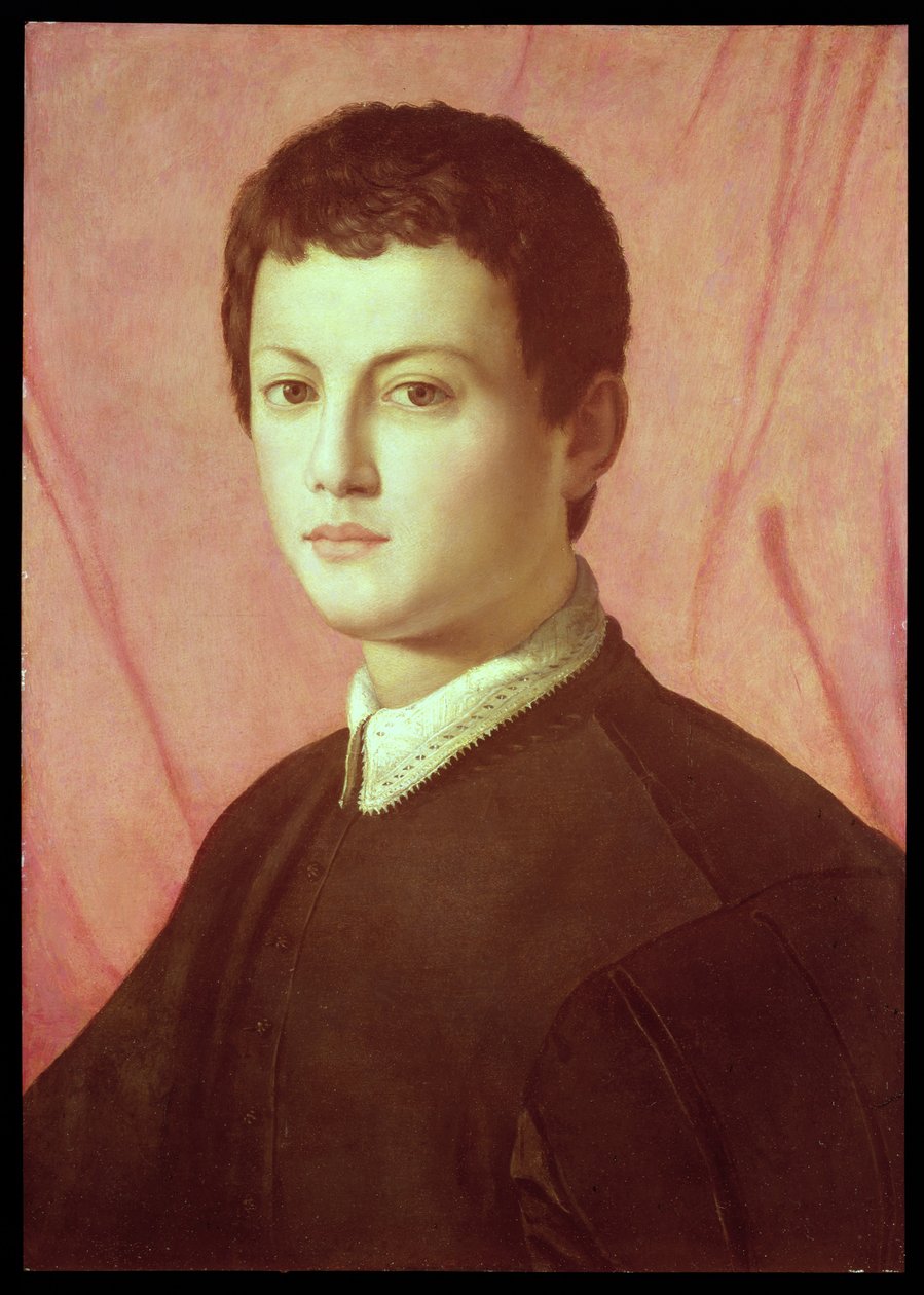 Fiatal férfi portréja (panel) alkotó: Agnolo Bronzino