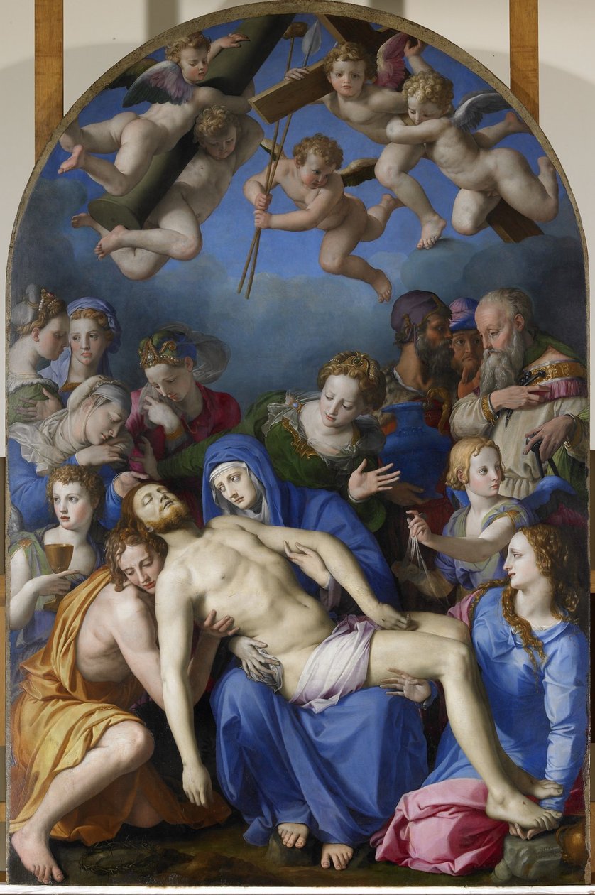 Leszállás a keresztről alkotó: Agnolo Bronzino