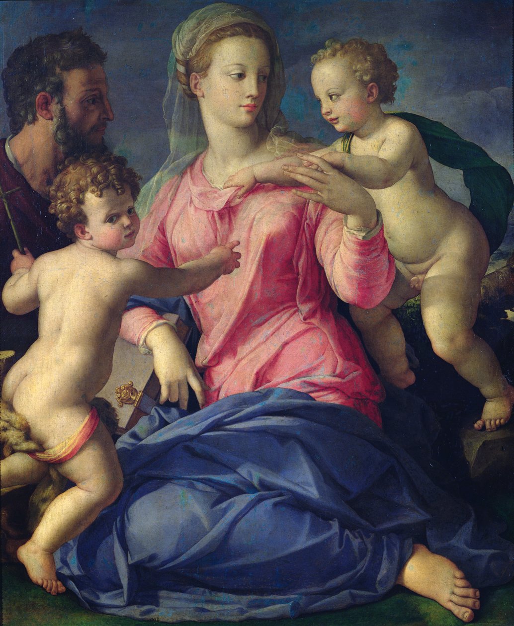 A Szent Család alkotó: Agnolo Bronzino