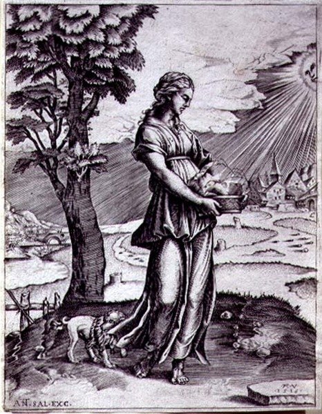 A kumai Szibilla alkotó: Agostino Musi
