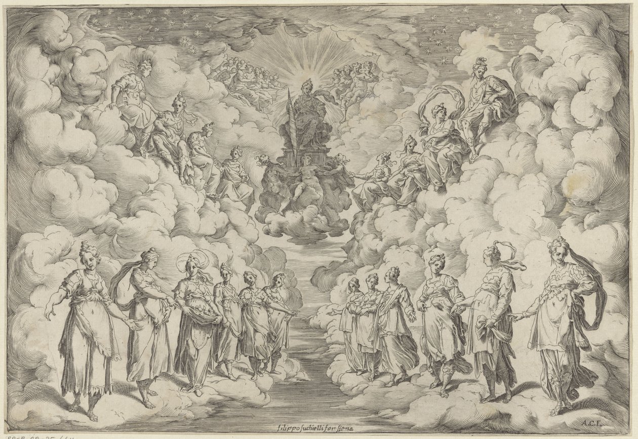 A szférák harmóniája alkotó: Agostino Carracci