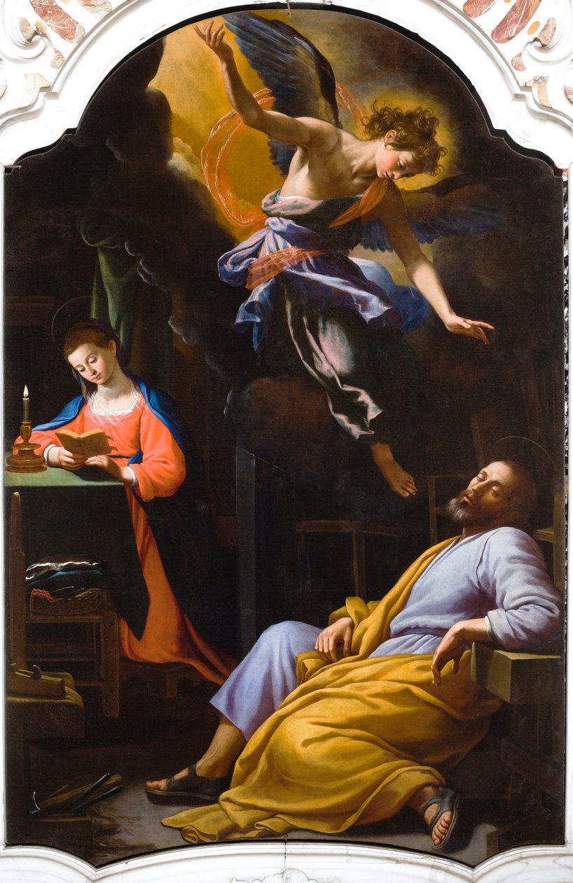 Szent József álma alkotó: Agostino Ciampelli