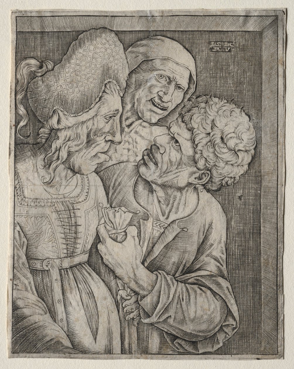 A gazdag öregasszony. alkotó: Agostino Musi
