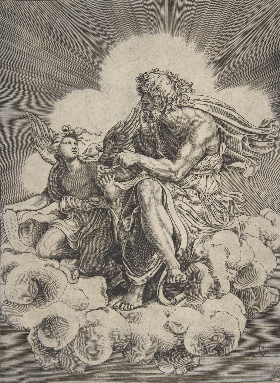 Szent Máté 1518-ban kelt. alkotó: Agostino Veneziano