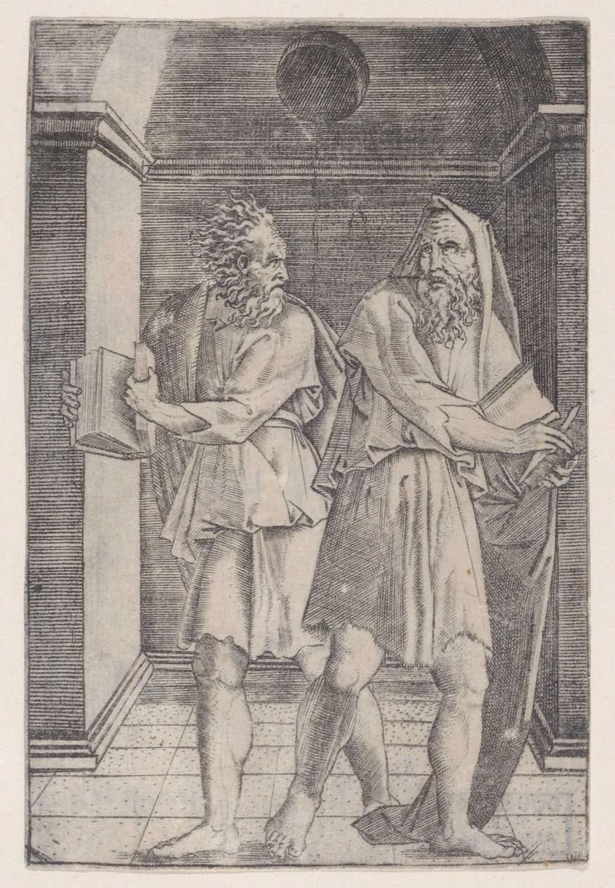 A filozófusok, kb. 1514-36. alkotó: Agostino Veneziano