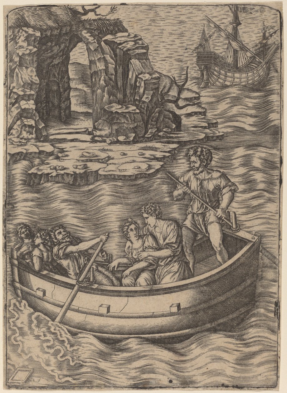 A Barc alkotó: Agostino dei Musi after Raphael