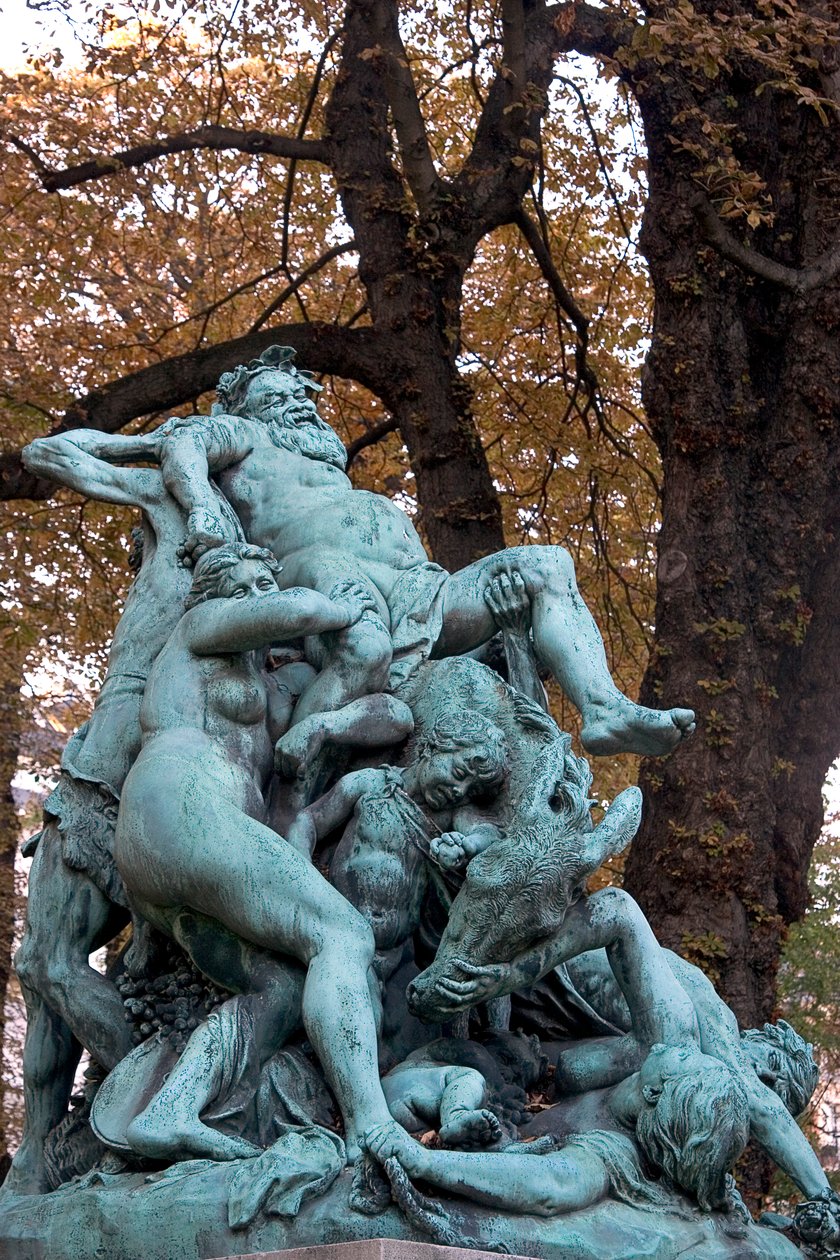 Silenus diadala (bronz) (lásd még: 252697) alkotó: Aime Jules Dalou
