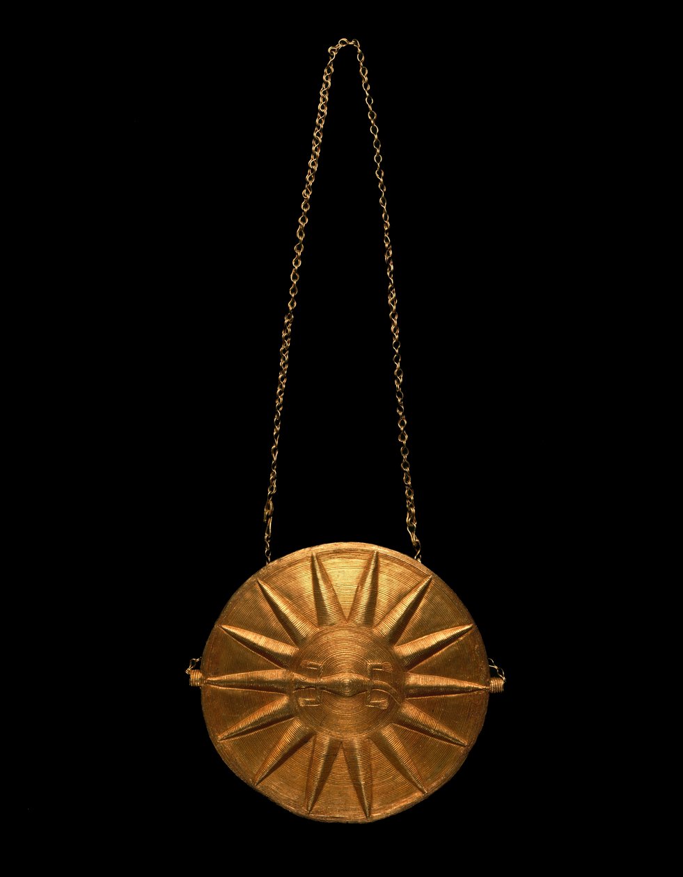 Pectoral, Elefántcsontpart, 1900-25 (arany) alkotó: Akan School