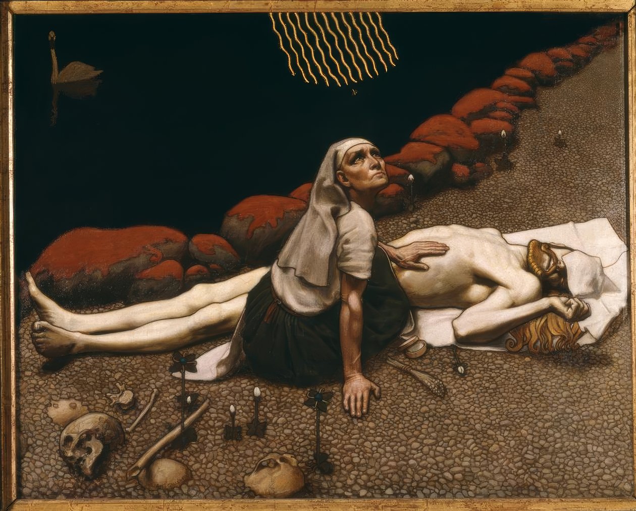 A.Gallen-Kallela, Mutter des Lemminkain. alkotó: Akseli Gallen Kallela