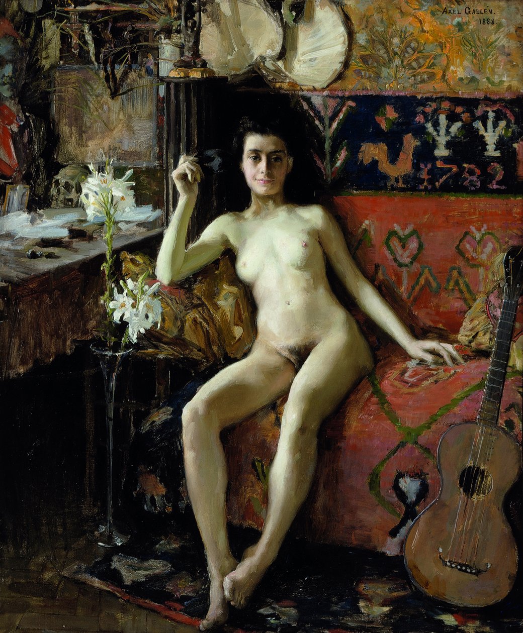 Leleplezett, 1888 alkotó: Akseli Gallen Kallela