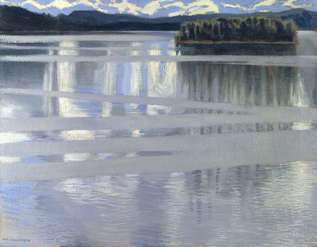 Keitelei-tó, 1905 alkotó: Akseli Gallen Kallela
