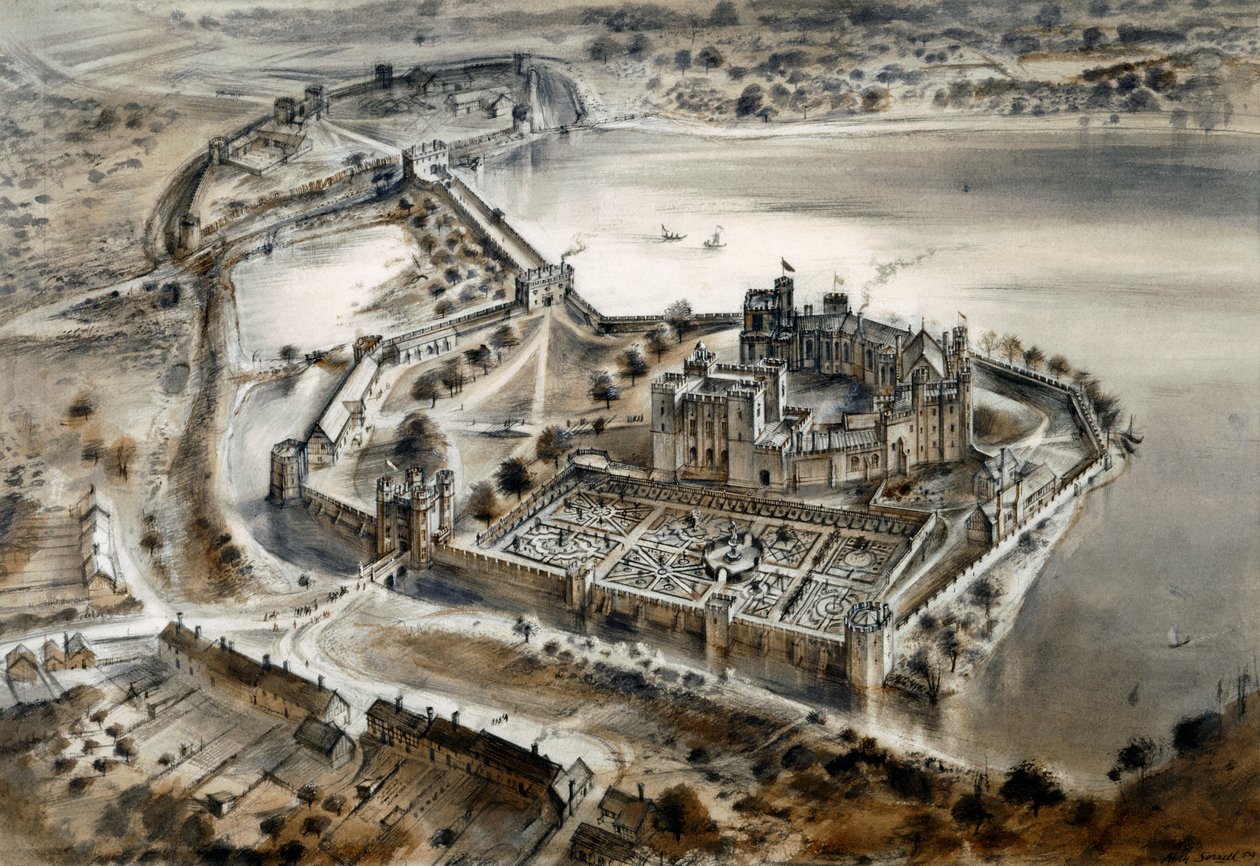 Kenilworth kastély, 1575, 1960-as évek alkotó: Alan Ernest Sorrell