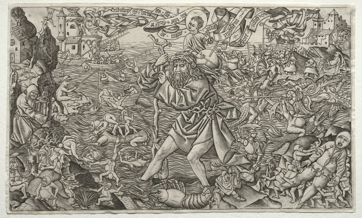 Szent Kristóf alkotó: Alart du Hameel
