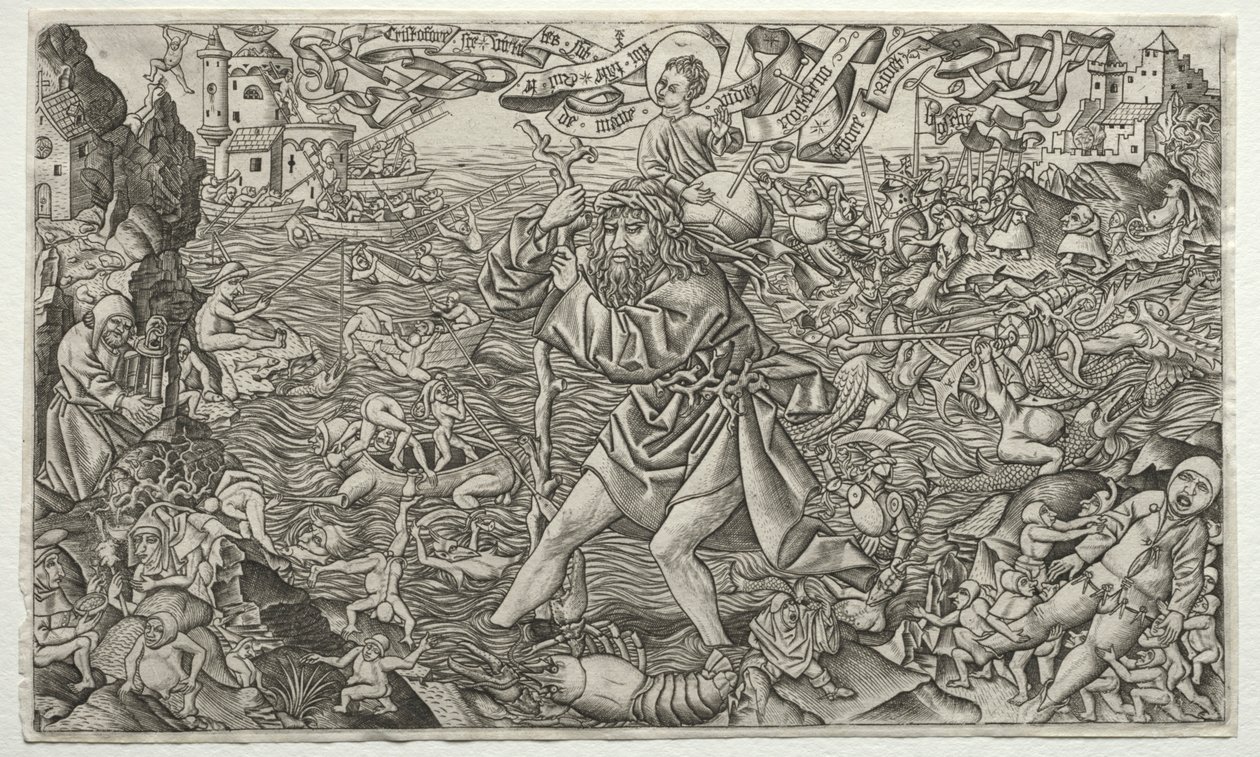 Szent Kristóf, 1478-1506. alkotó: Alart du Hameel