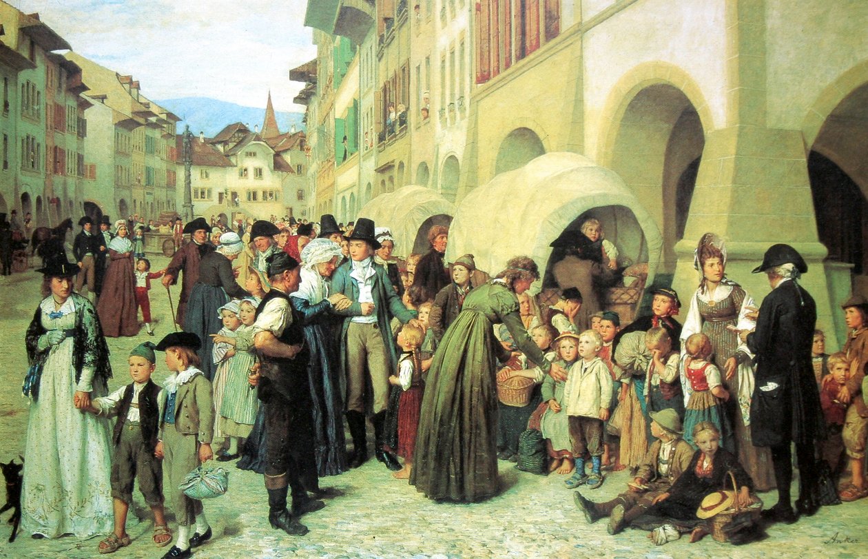 Vidéki gyerekek alkotó: Albert Anker