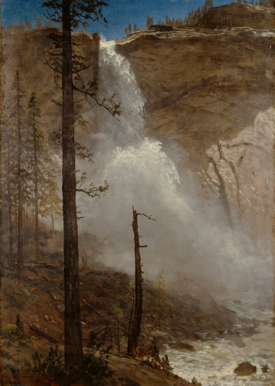 Yosemite -vízesés alkotó: Albert Bierstadt
