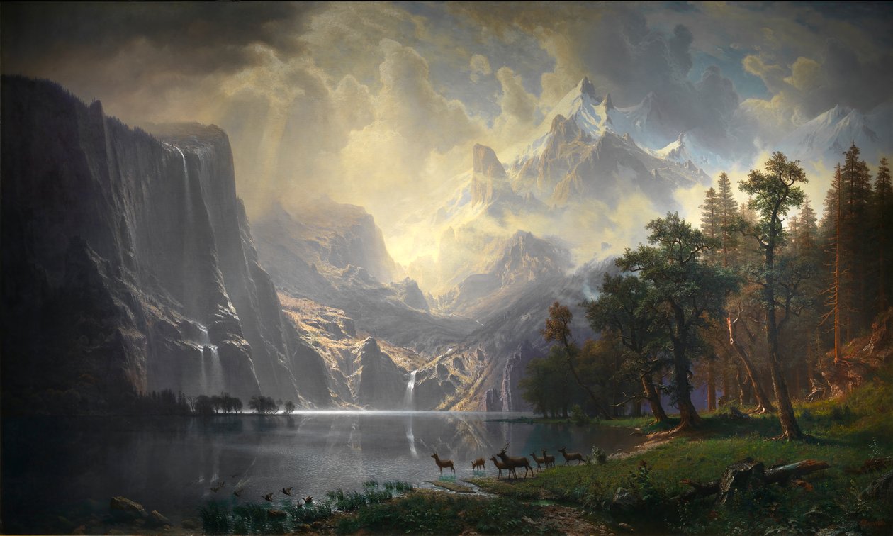 sierra Nevada alkotó: Albert Bierstadt