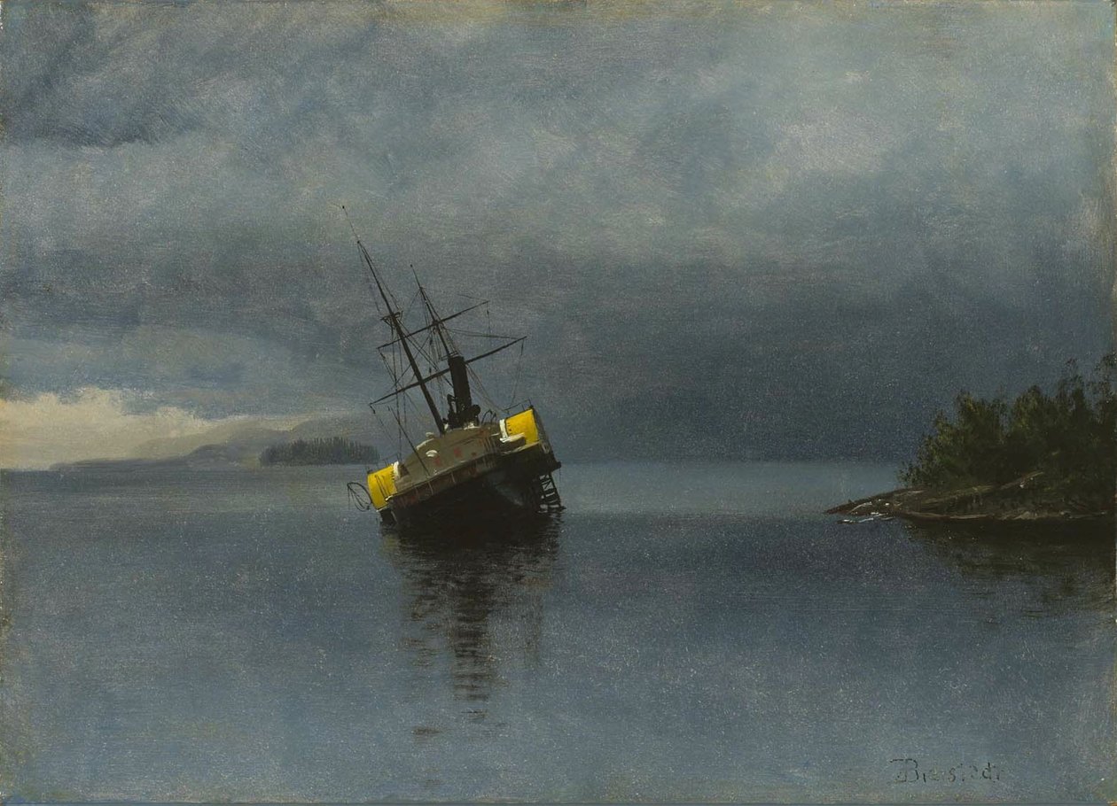 Az Ancon roncsa alkotó: Albert Bierstadt