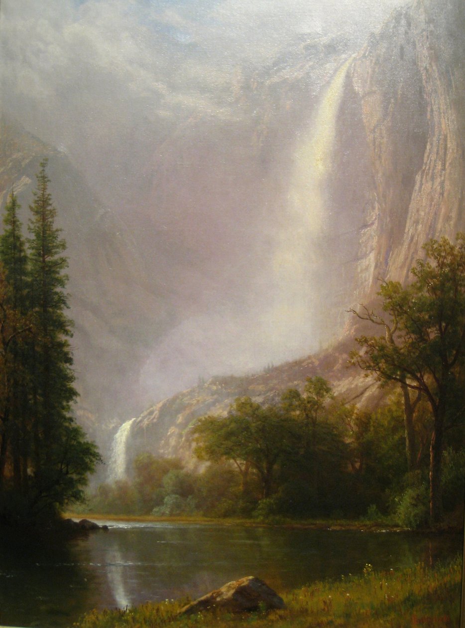 Yosemite -vízesés alkotó: Albert Bierstadt