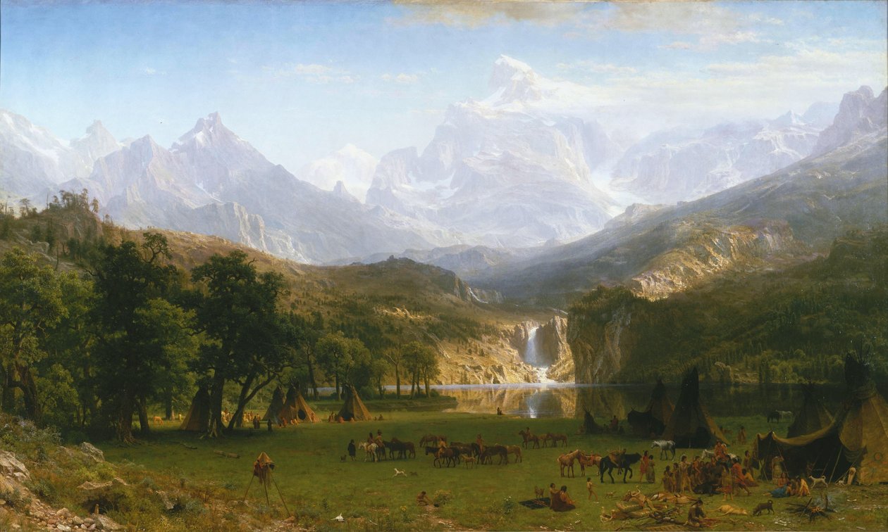bierstadt landers peak alkotó: Albert Bierstadt