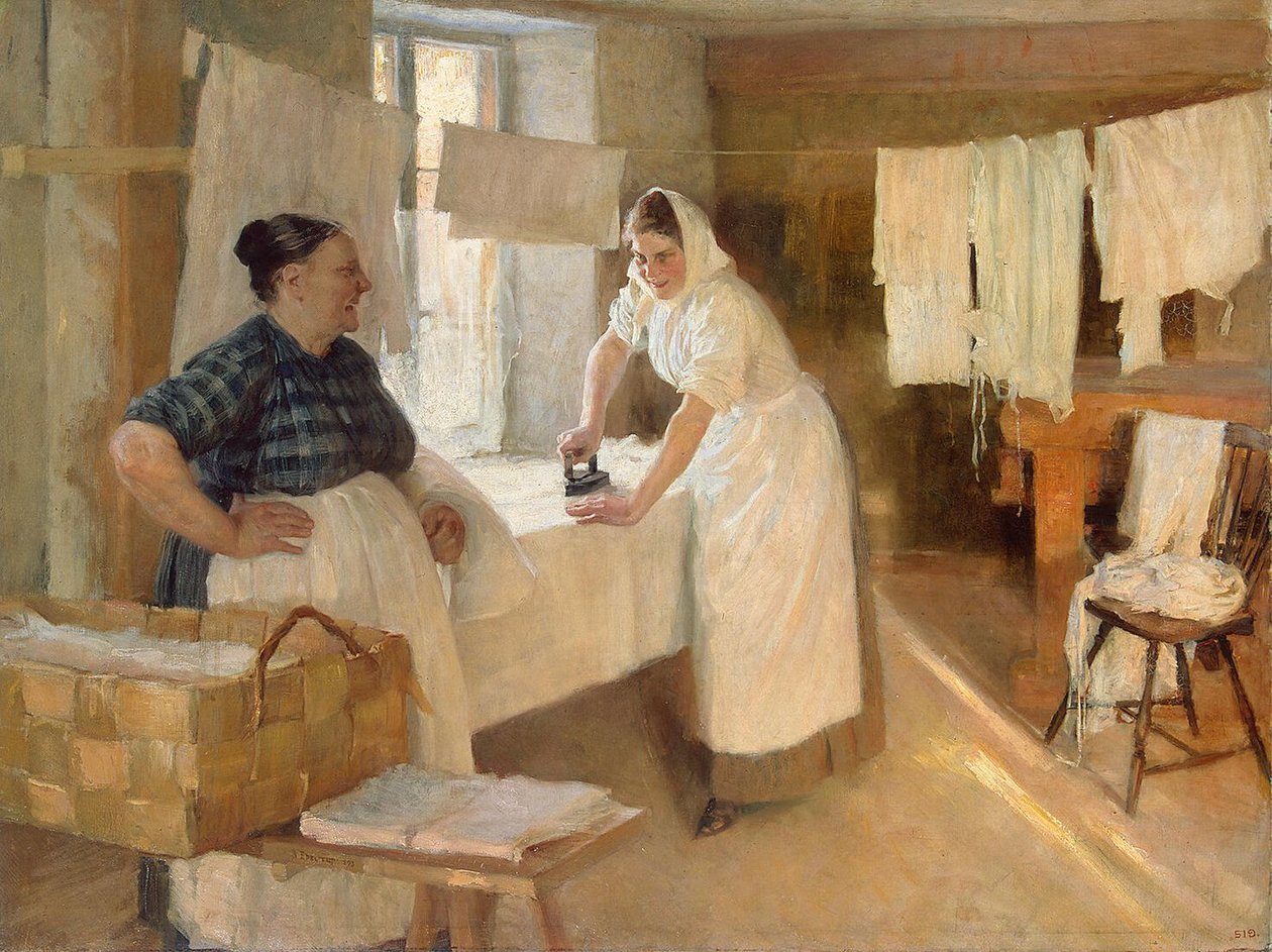 Mosoda alkotó: Albert Gustaf Aristides Edelfelt