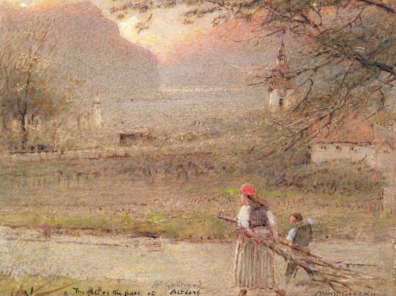 Altdorf alkotó: Albert Goodwin