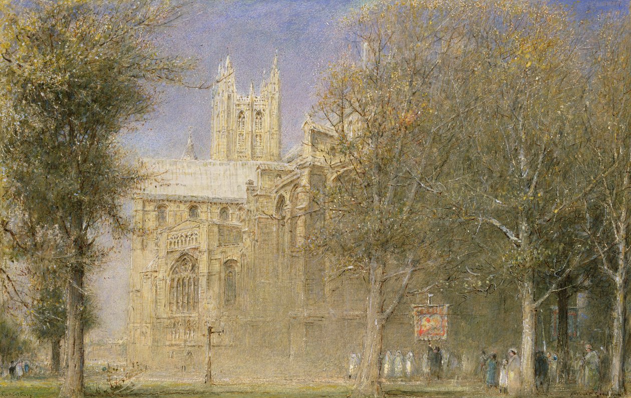 Canterbury katedrális alkotó: Albert Goodwin