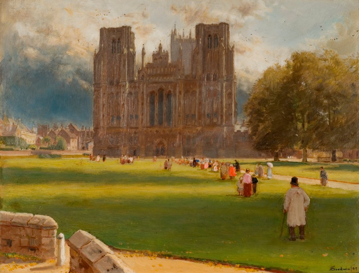 Wells-i székesegyház, 1889 alkotó: Albert Goodwin