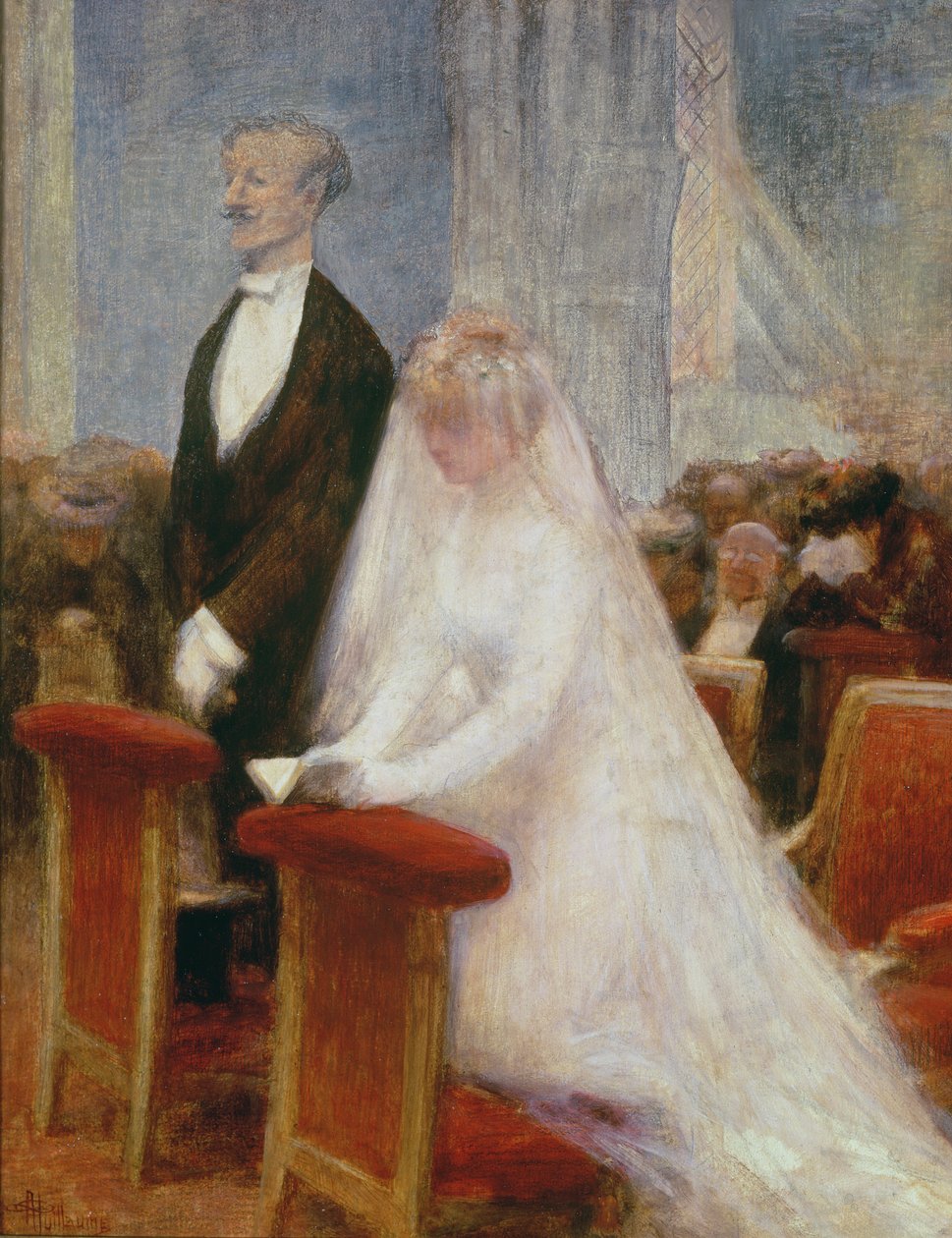 Az esküvő (panel) alkotó: Albert Guillaume