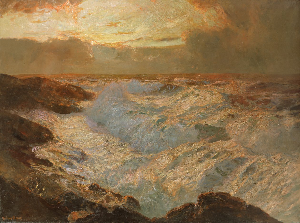 Tengeri táj, 1920 körül alkotó: Albert Julius Olsson