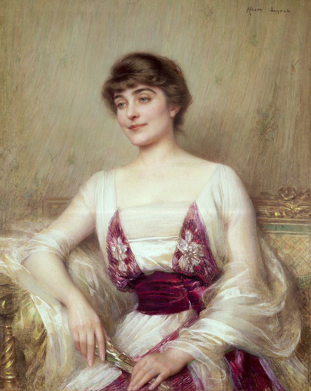 Egy grófnő portréja alkotó: Albert Lynch