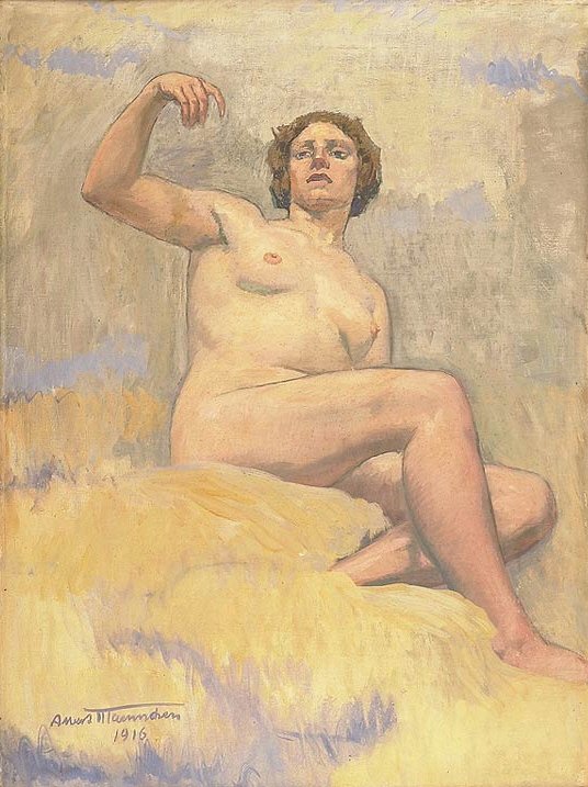 Lány a felhőkben No. 3n alkotó: Albert Maennchen