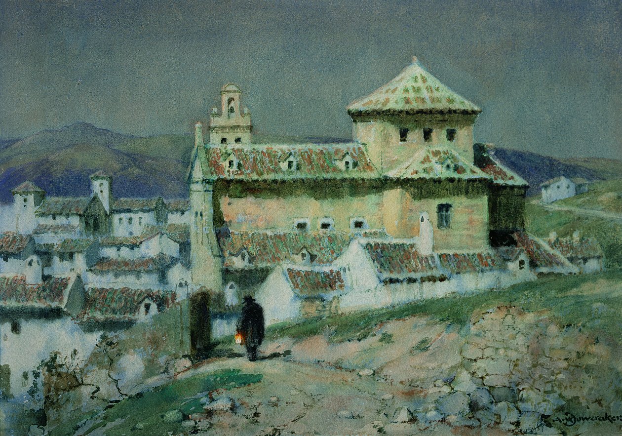 Megtestesülés kolostora, Antequera, Spanyolország alkotó: Albert Moulton Foweraker