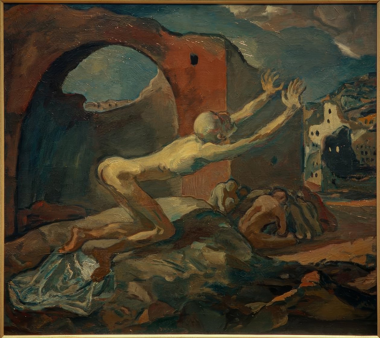 Sirató Jeremiás a romokban alkotó: Albert Weisgerber