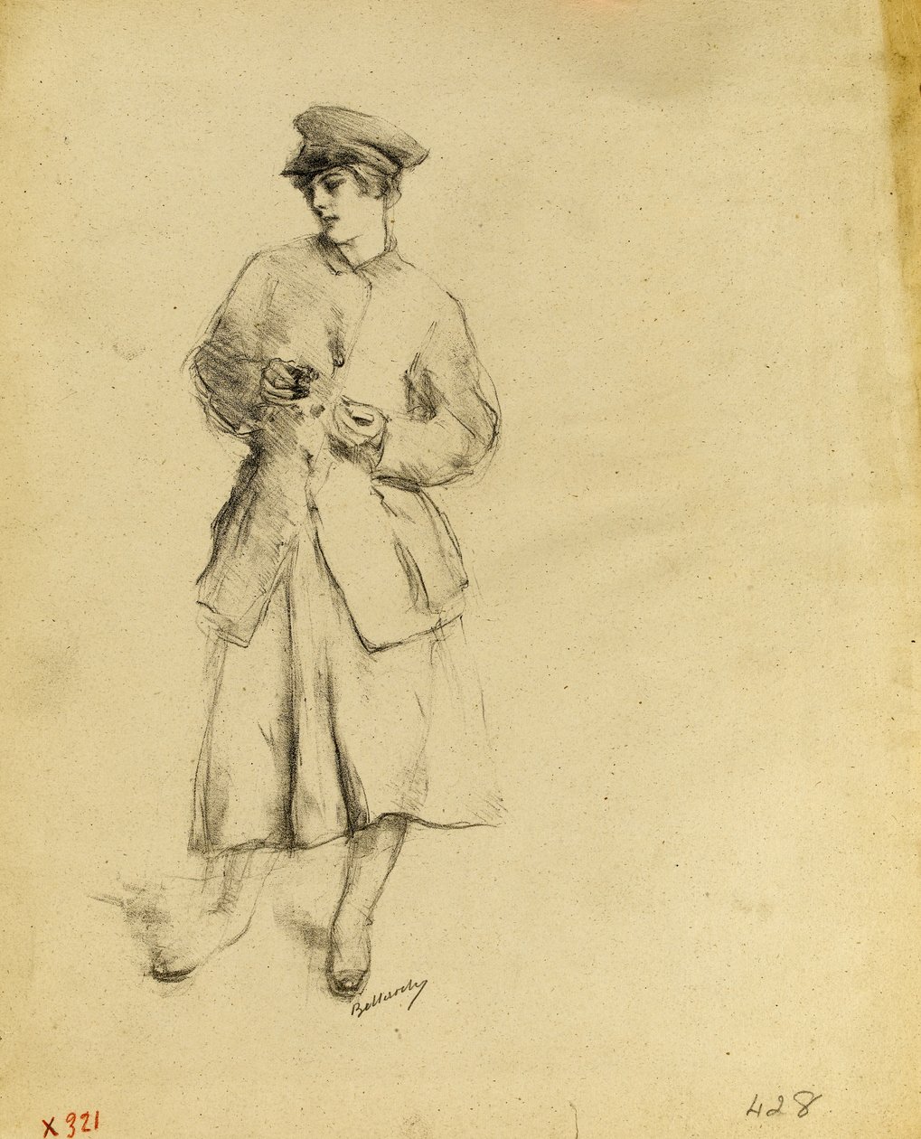 Kandalló szék alkotó: Albert de Belleroche