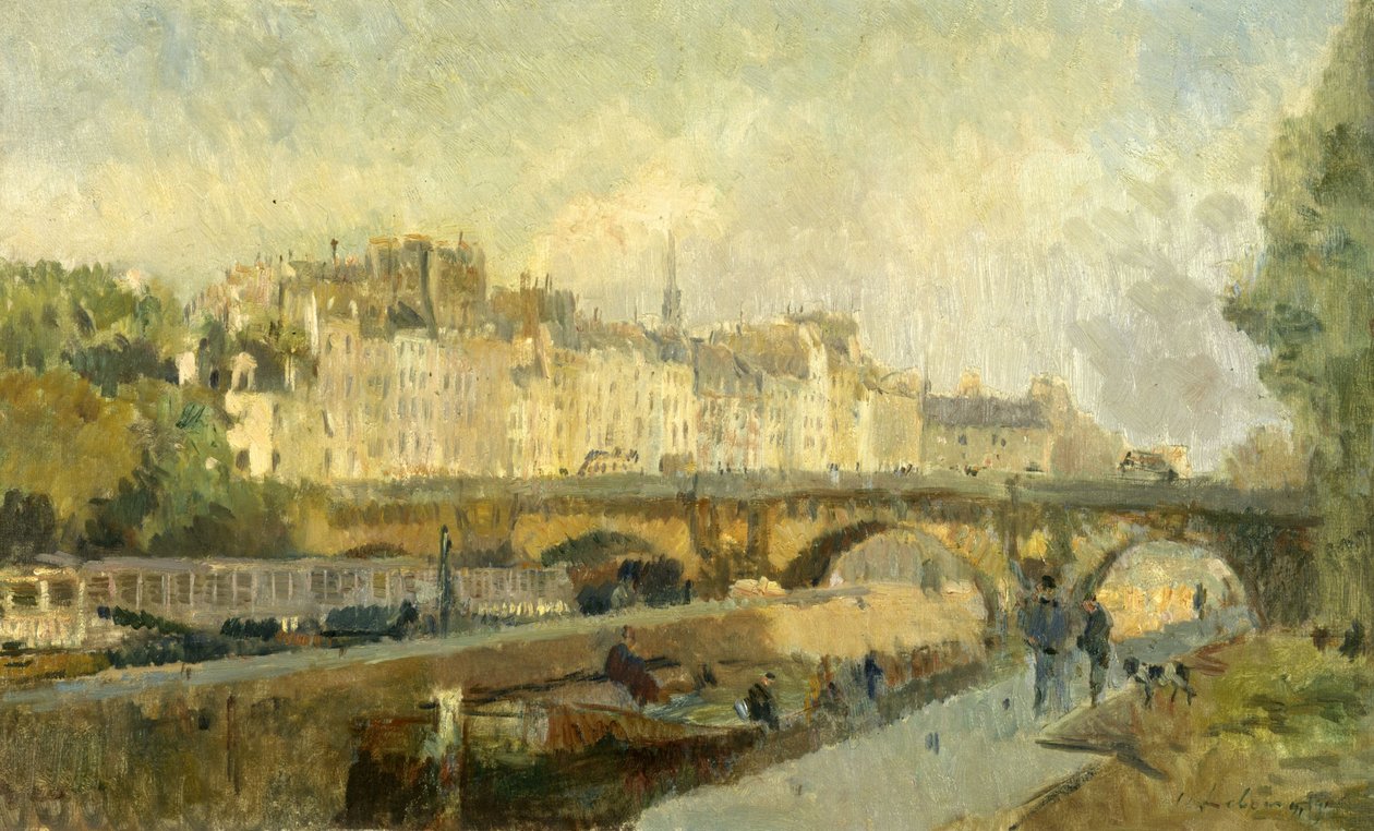 A Pont Neuf alkotó: Albert Charles Lebourg