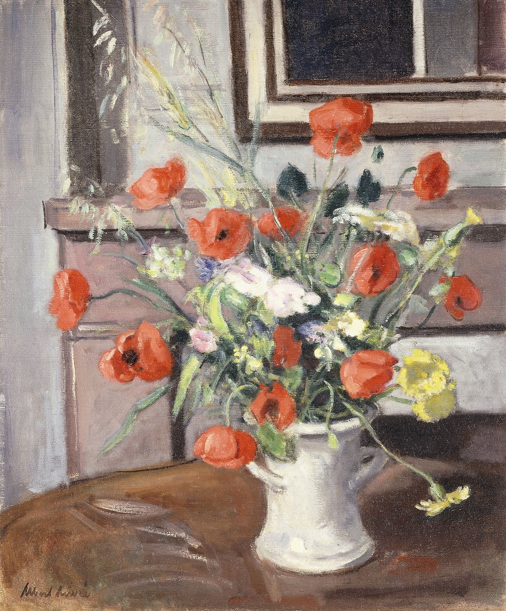Mákos váza; Vase de Coquelicots alkotó: Albert Andre