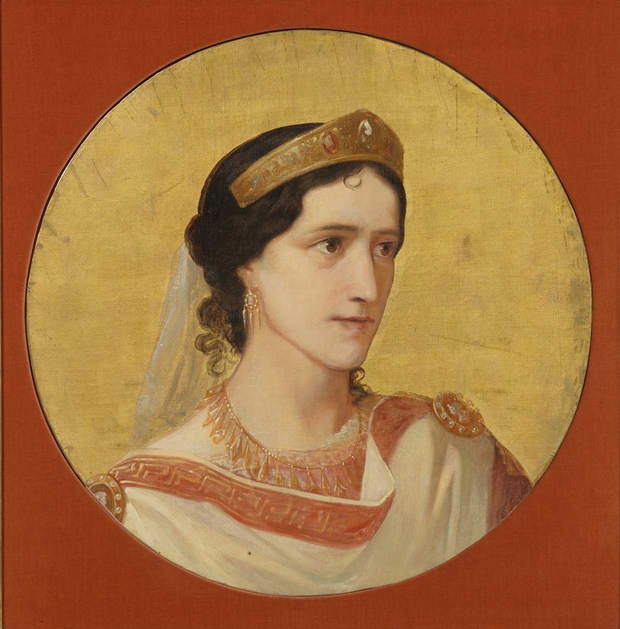 Elisa Rachel mint Phèdre alkotó: Albert Anker