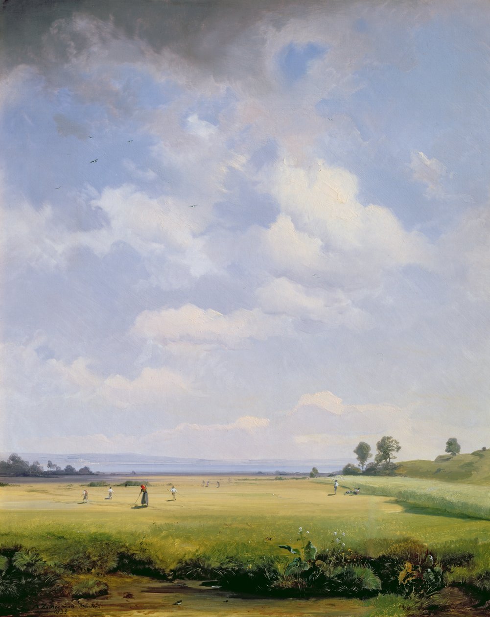 Szénaverés, 1838 alkotó: Albert August Zimmermann