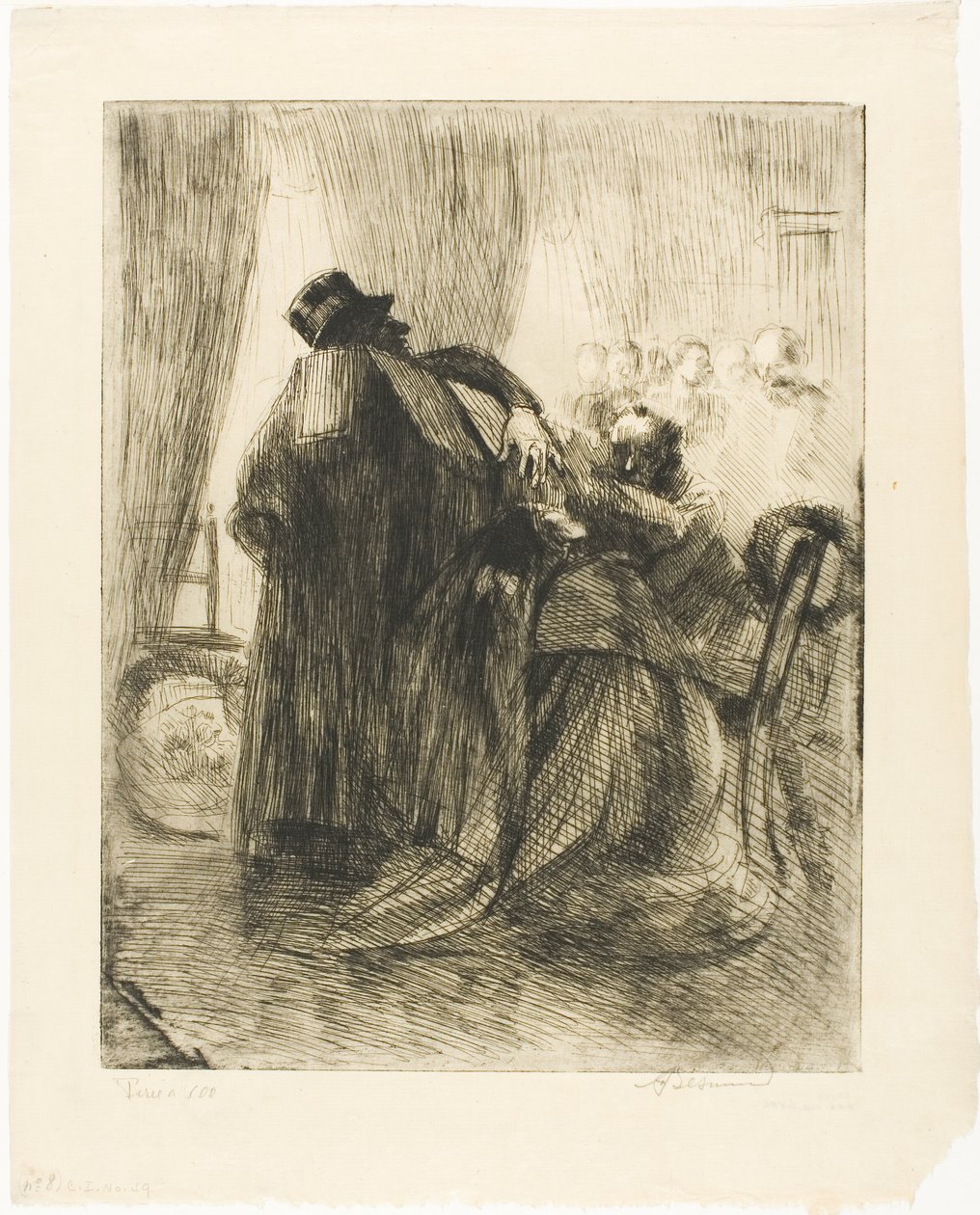 Gyász, ötödik lemez a Woman-től alkotó: Albert Besnard